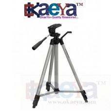 OkaeYa Tripod TF-330A Big With Carry Bag For Digital SLR, Video Cameras , Mobiles & Cameras With Free USB Light For Better Lighting Option Best Quality